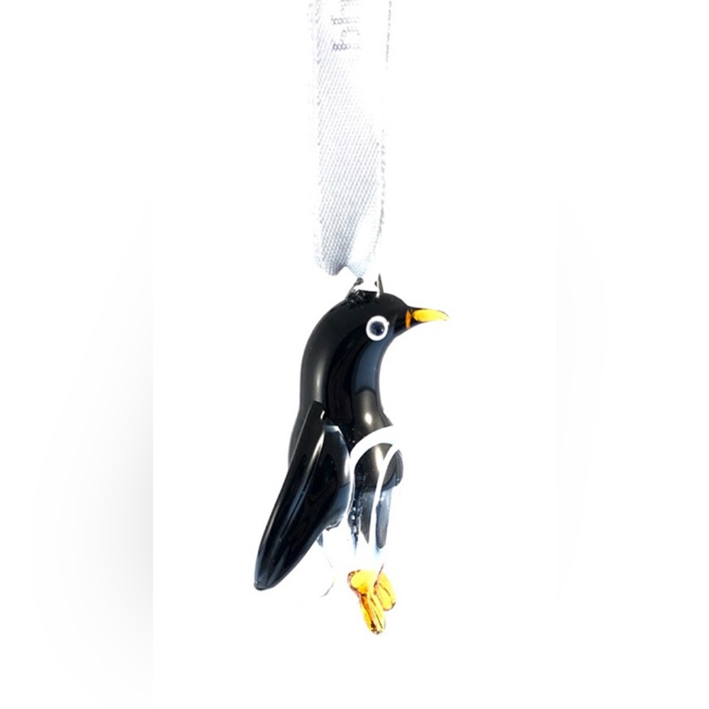 SeaWorld Ornament - Hand Blown Glass - Penguin